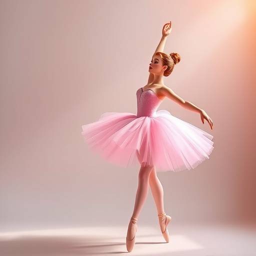 Ballerina doll with a pink tutu