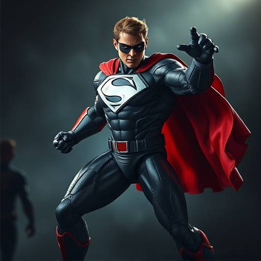 Superhero action figure