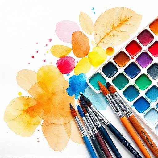 Watercolor paint set for kids